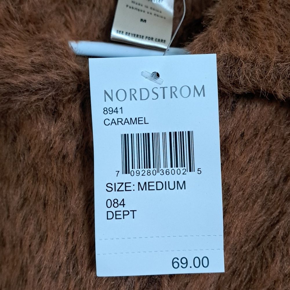 Cotton Emporium Fuzzy Front Pockets Shirt Jacket Shacket - Picture 5 of 10